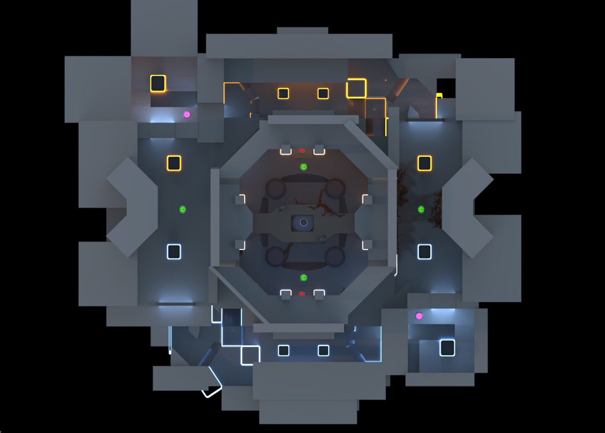 Z_SweLL's tweet image. #Blocktober Day 5 - Containment

#Blocktober2025 #LevelDesign