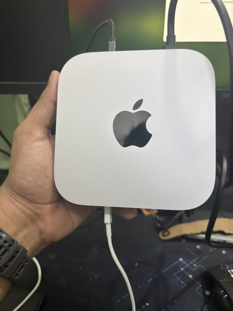 rahulgwebdev's tweet image. New gun in the stack. A much-needed upgrade from the M1 Air.

I’m loving the performance and the faster build times.

This is my first time going with a Mac Mini. Honestly, I never thought I’d do it, but it made sense since my M1 Air still works great for non-dev tasks. I didn’t…