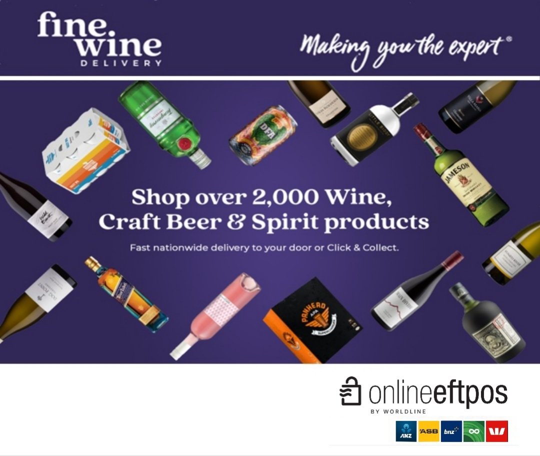 NZSounds's tweet image. Get your #LabourWeekend cheers delivered 🥂🍾🍺🥃🍷🍸

Shop online at 
FineWineDelivery.co.nz

No credit card? 
No problem

Pay online using #OnlineEFTPOS WITHOUT exposing bank login or card details
youtu.be/WGAGB0Isrf4