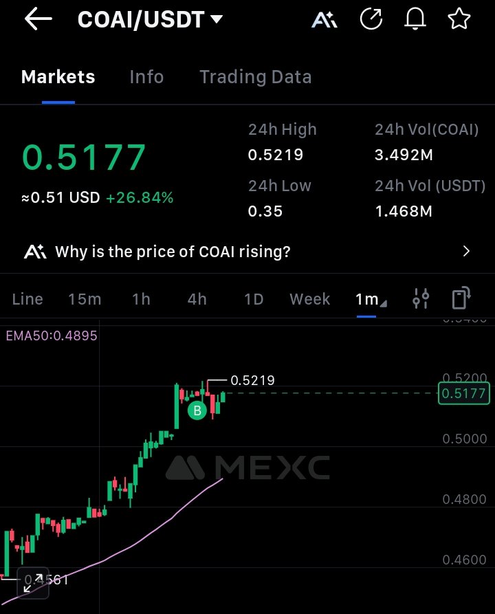 RealAlCrypto's tweet image. $COAI ✍️

Looking for a big pump (buy high sell higher)