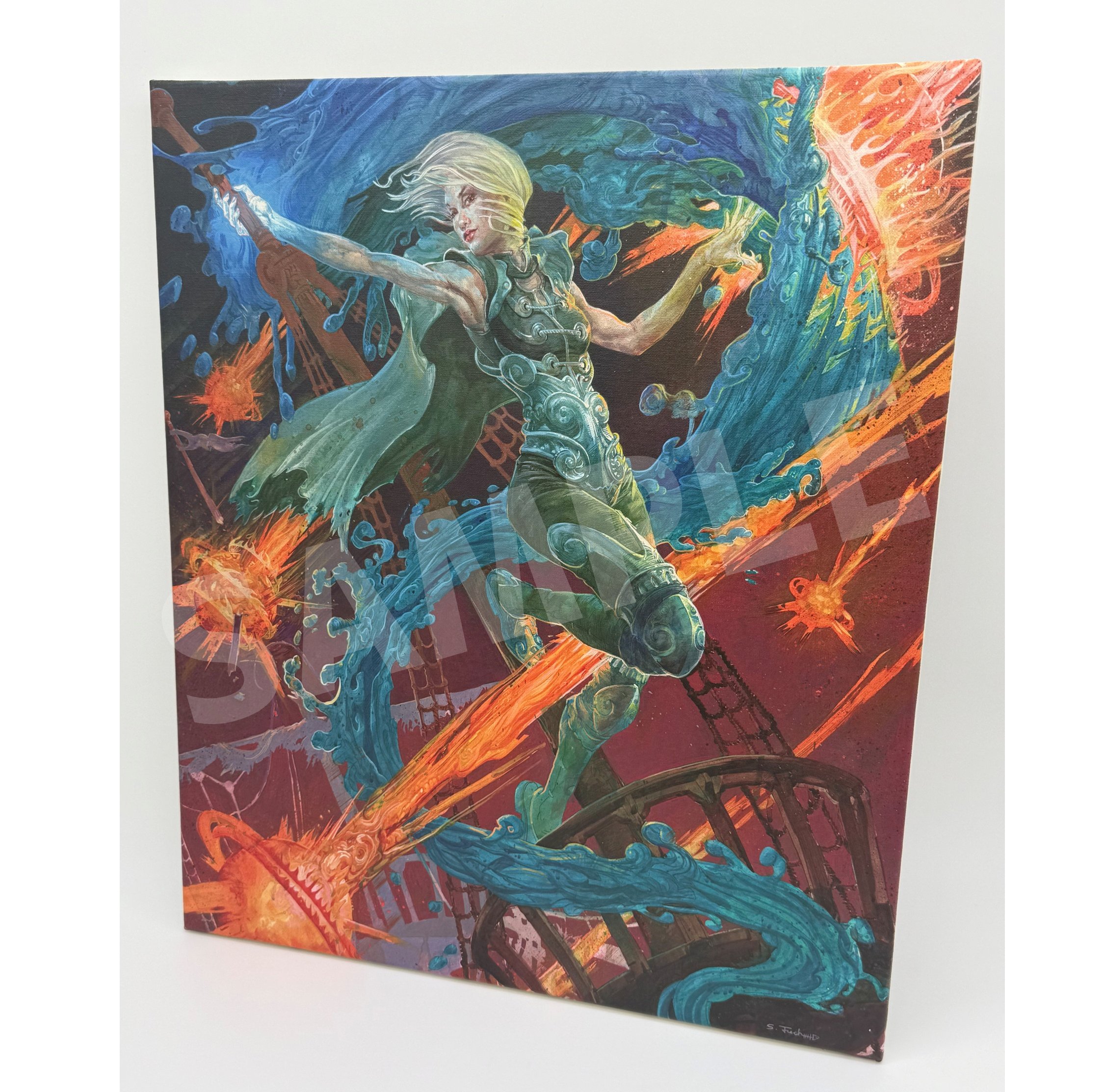 ff mtg 卑劣な毒攻め キャンバスアート Poison the Waters 卑劣な毒攻め 英語版 EN MTG FF - メルカリ
