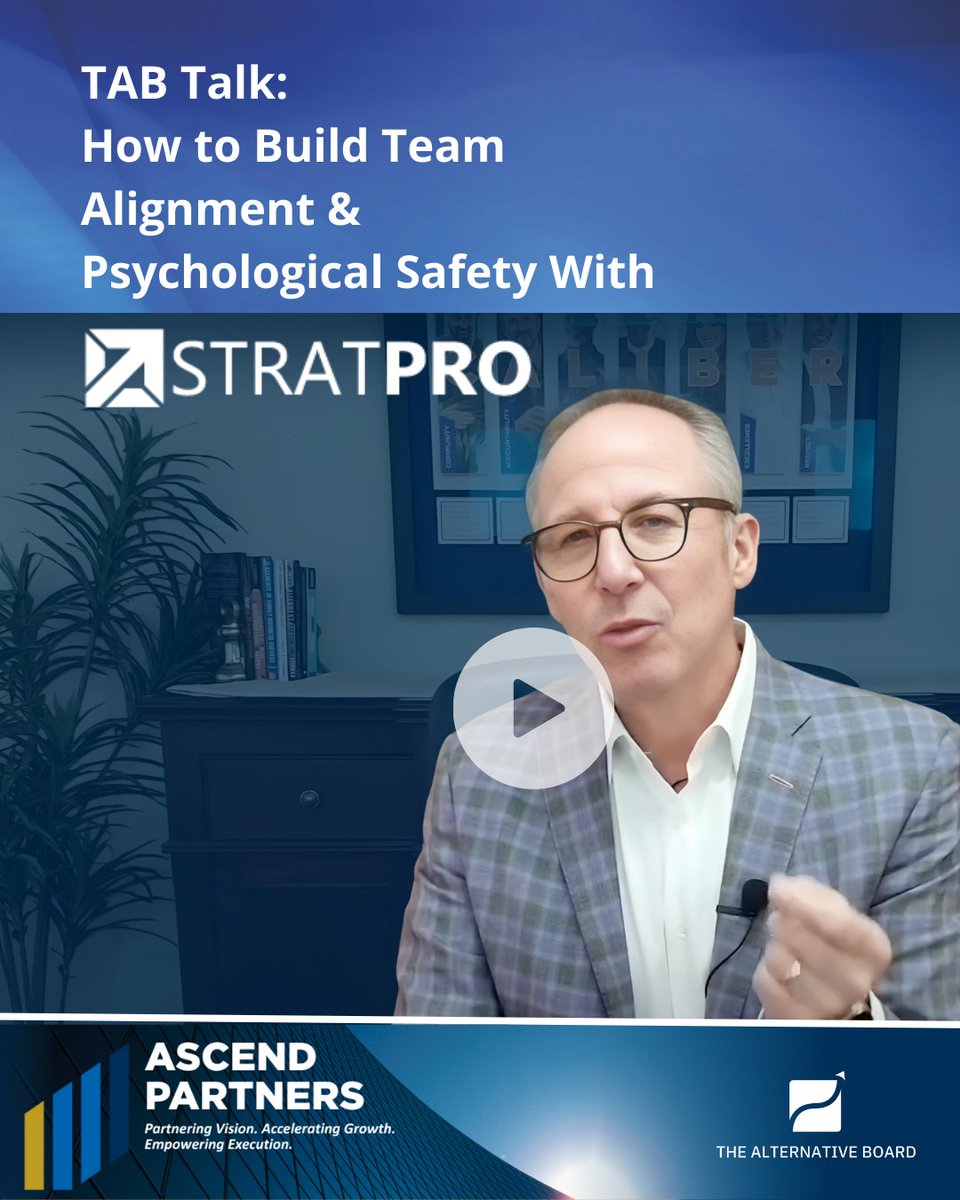 MarcoPetersen's tweet image. In this video, Jason Zickerman shares insights into what separates struggling teams from thriving ones. He discusses the importance of trust, alignment, and shared goals in fostering high performance.

Watch now: youtube.com/watch?v=j5DLef…

#TABBoards #TeamAlignment #Leadership
