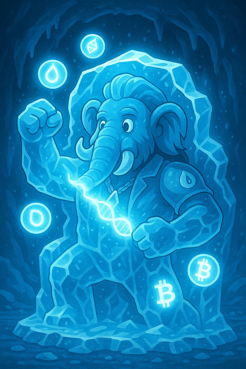 Halo_Nfter's tweet image. ❄️ “Chains freeze, memes don’t.”
#MANNI #SUI #CryptoWinter #CRISPR #DeExtinction #Colossal #BlockchainArt #Memecoin 🧊🧬