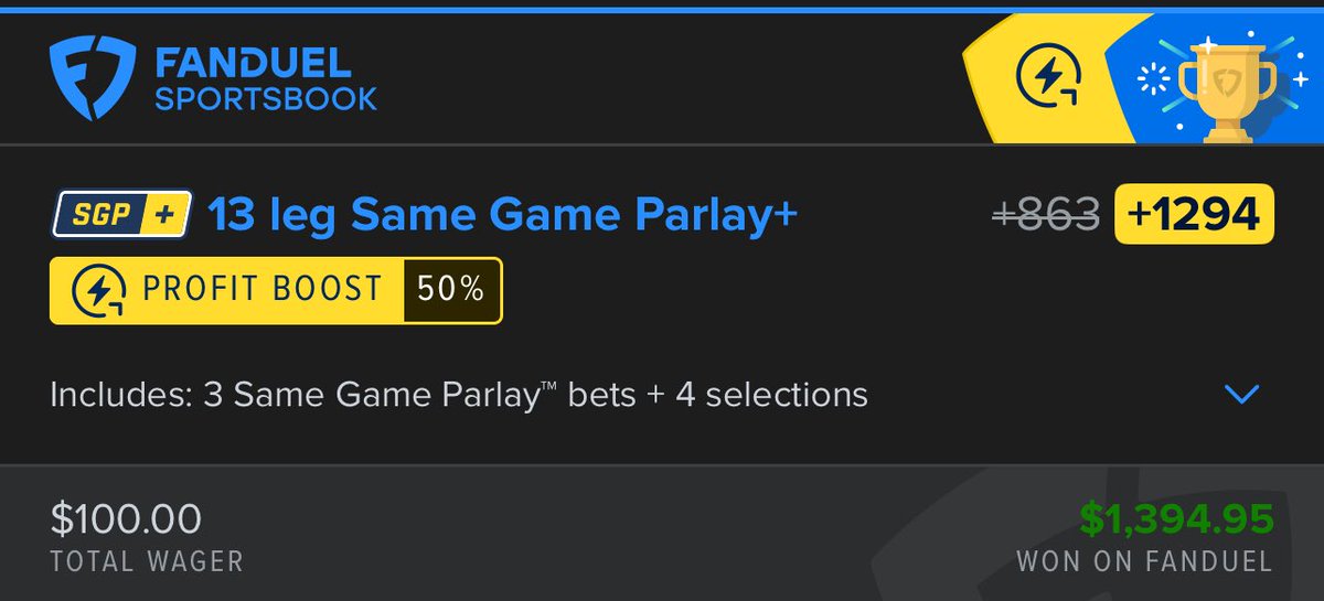 Beautiful sunday of football!!! Dads Bet Club discord is going nuts!!

📚 Research powered by <a href="/yourlinemate/">Linemate</a>

Grab your own research on Linemate+ ⬇️
linemate.onelink.me/P4de/y1dq3j6x

Link to join Dads Bet Club Discord (I'll research for you)
🔗: whop.com/c/dadsbetclub/…
