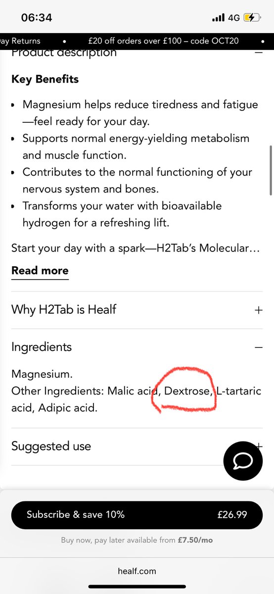 bkulacs's tweet photo. @thegarybrecka are you fucking out of your mind? I seriously thought you know better than this? Maltodextrin in your D3 + K2 supplement and Dextrose in your H2 Tablets? Are you joking or what? Why would you put that shit in there Gary? https://t.co/2WkKWLbI86