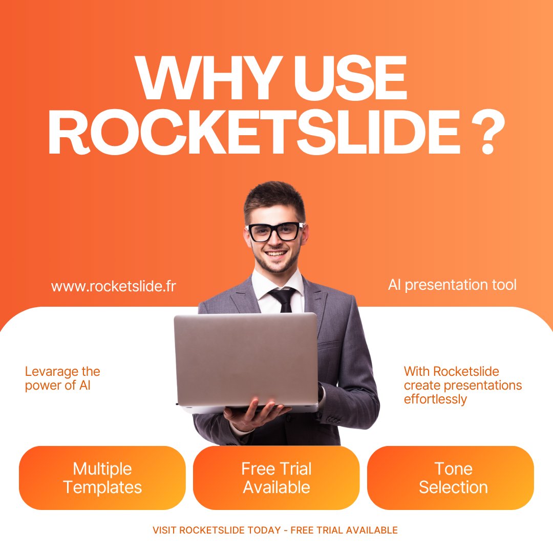 RocketSlide's tweet image. Creating presentations shouldn’t take hours.
With RocketSlide, you can build stunning decks in minutes using AI.
✅ Multiple templates
✅ Tone selection
✅ Free trial available
Start now 👉 rocketslide.fr
#AI #Productivity #PresentationTool #RocketSlide