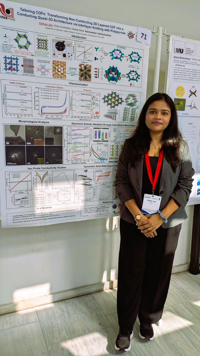 ChitvanJain6's tweet photo. Glad to present our work @euromof2025 in Crete, Greece and interact with pioneers in our research field. Truly inspired by the scientific discussions with leading scientists.
Grateful to @ANRFIndia , @Infy_Foundation, @IISERPune, and @APM_lab_IISER_P for their support! https://t.co/3Bb7iqb7X5