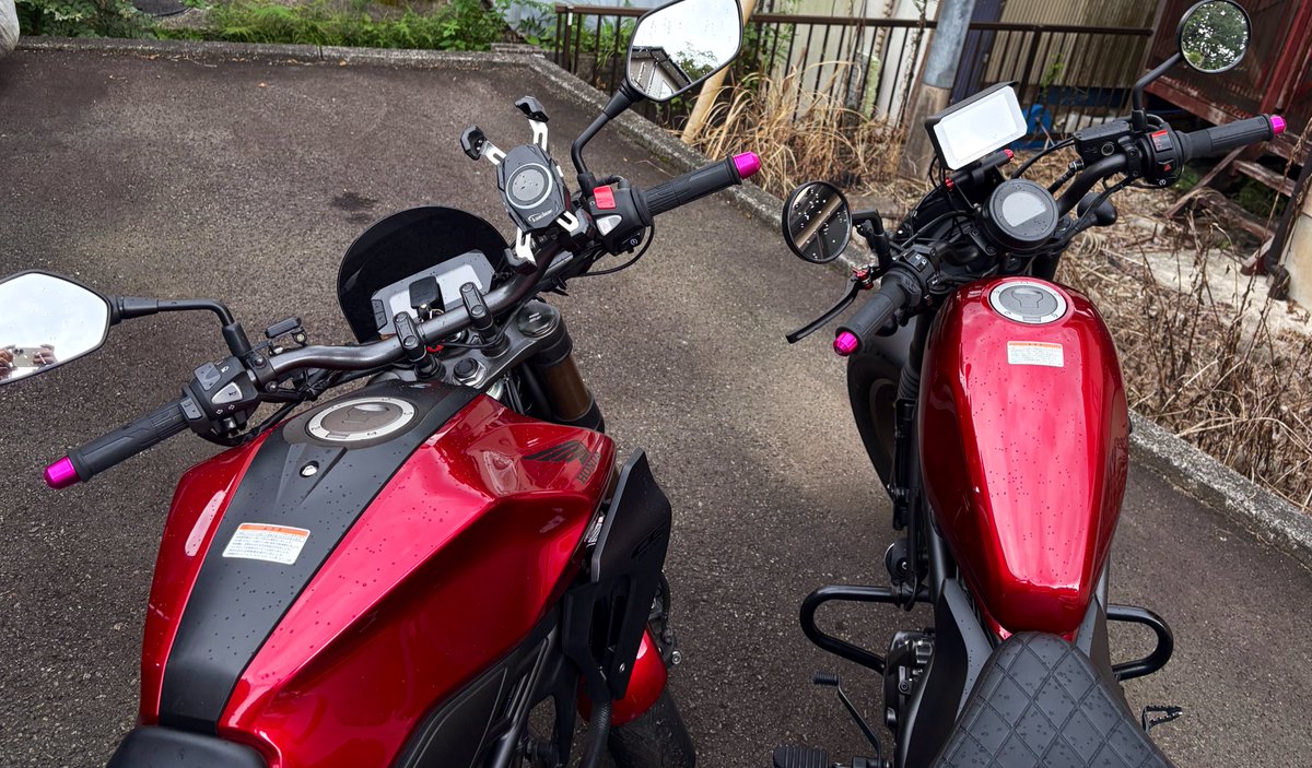 shimura420's tweet photo. じゃんけん大会戦利品
poshのバーエンドなどなど
CB250R レブル250 1台分は追加購入
取り付け完了
#SJT2025 https://t.co/Ed80K9SSDh
