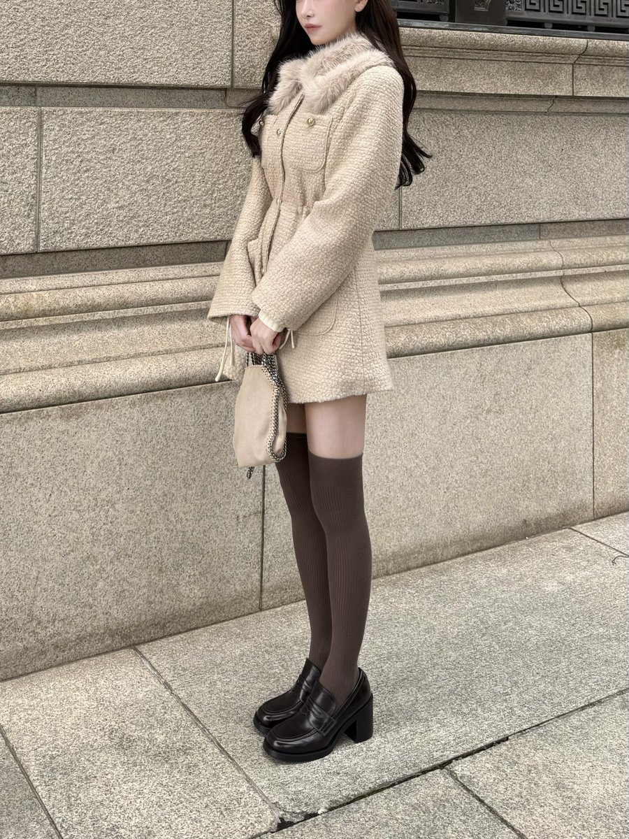 チャールズアンドキース ペニーローファー パンプス 7.5cmヒール CHARLES & KEITH ペニーローファー パンプス 【再入荷】（Burgundy