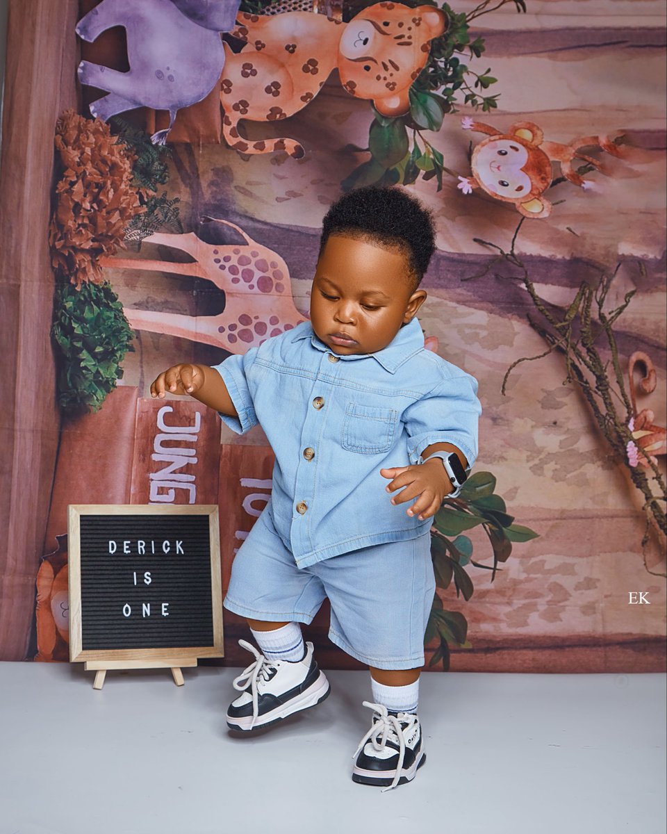 Dear Son this year with you has been the most beautiful journey of love, laughter and learning. Watching you grow, smile and discover the world has filled my heart in ways I never imagined. I pray that your life is always filled with love, wonder and happiness. HBD Derick.