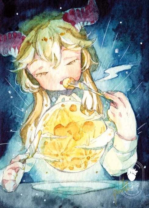 今日は中秋の名月だって お月さま美味しいね