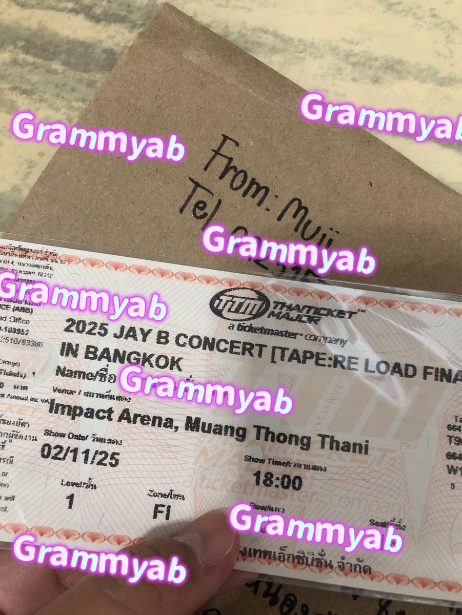 grammyab's tweet photo. ได้รับบัตรแล้วว ขอบคุณร้านมากๆค่า กดได้เร็วมากเลย❤️ #linbkrw https://t.co/Sq3X9AcqXr