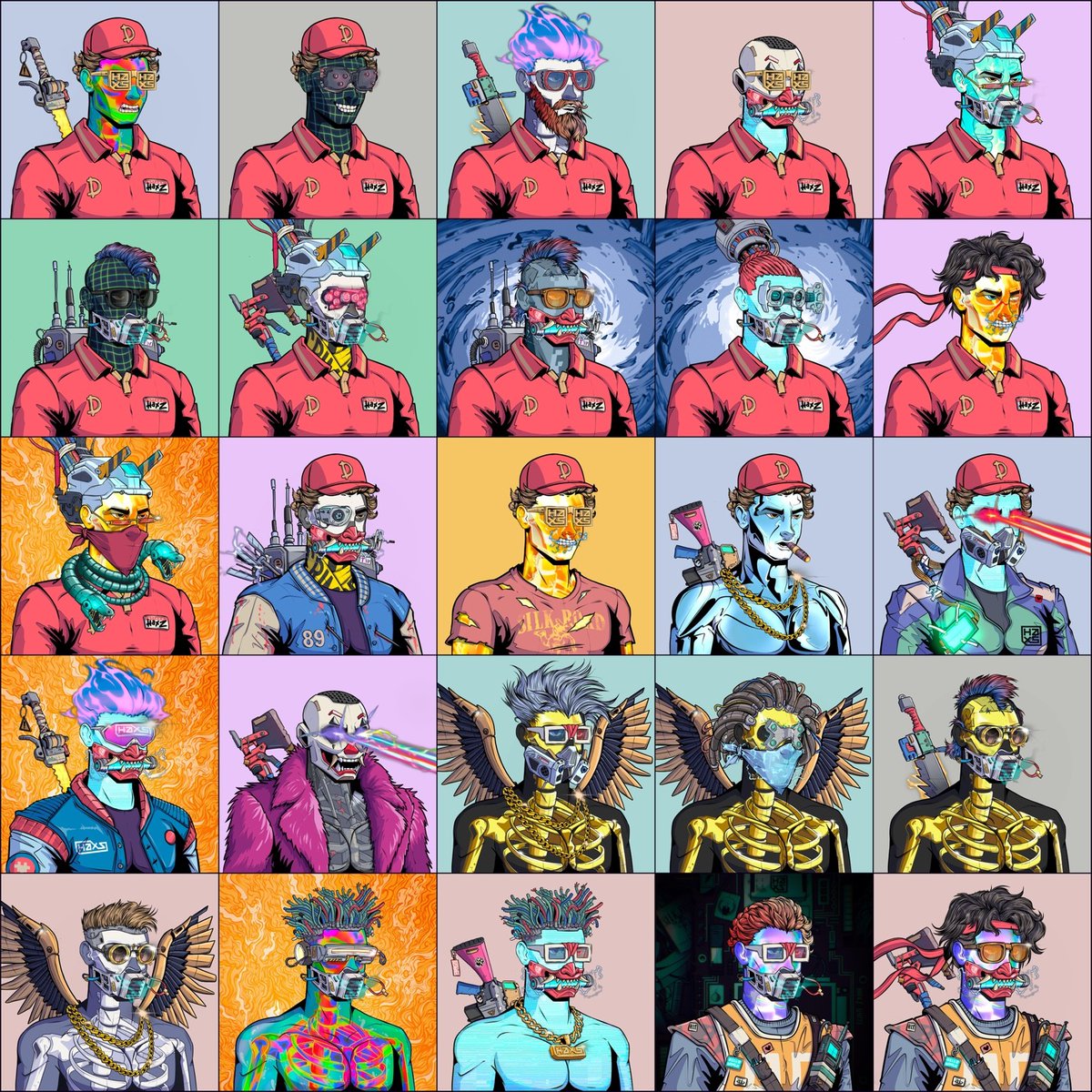 The <a href="/Haxz_xyz/">Haxz</a> collection is coming together... 
Don't let me take all your Micks! 🍟😅