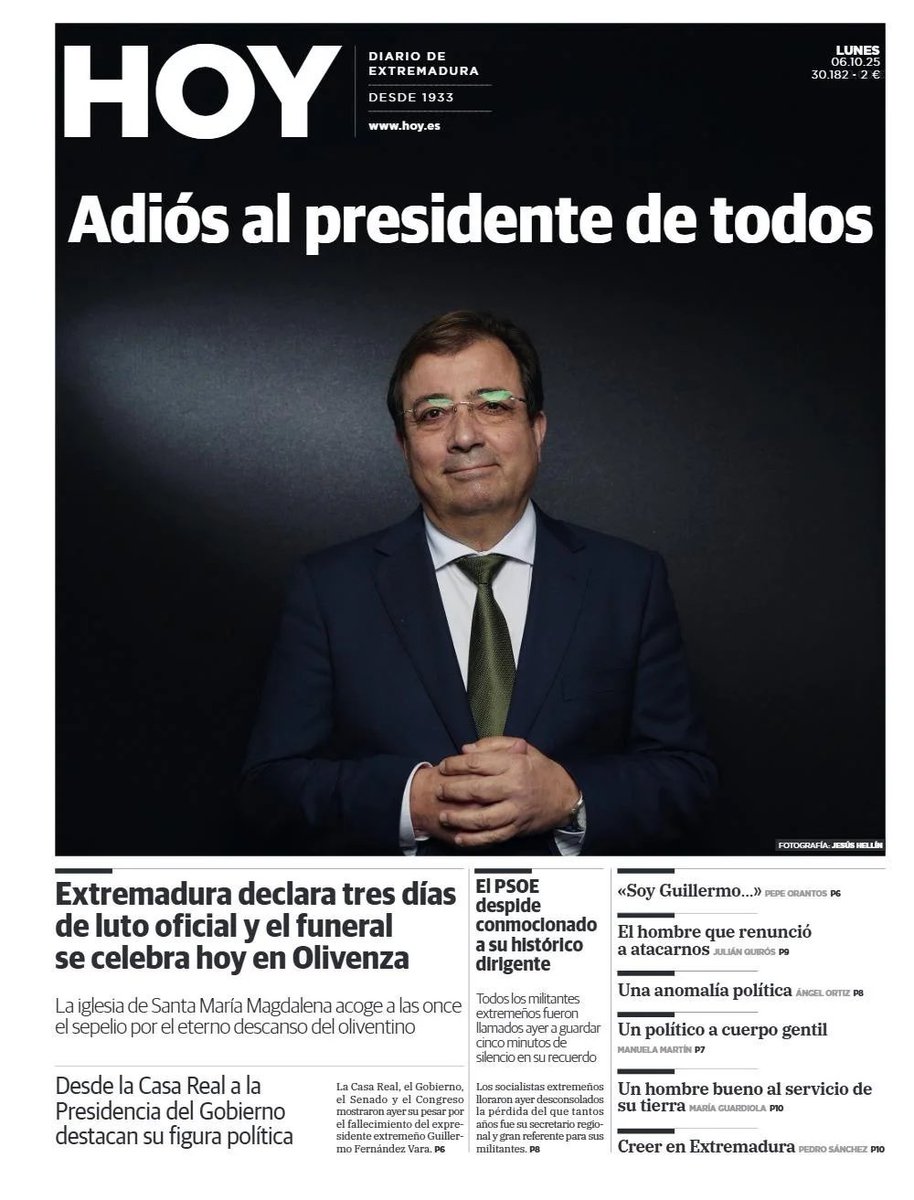 missmarthaking's tweet photo. Adiós al presidente de todos. https://t.co/cjVttdZ31t