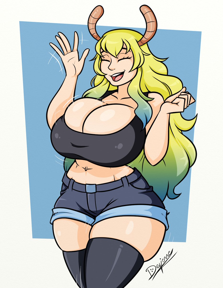 [Fanart] *Boing boing intensifies* Lucoa is approaching you !!!

Naked version &amp; much more on P@tr3on