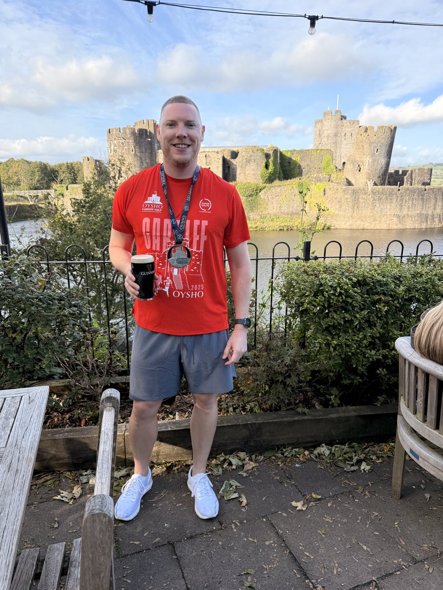 Half Marathon ✅ amazing experience around Cardiff yesterday! Thank you for all of the support 🙌🏻 if anyone would like to donate, please follow the link below - justgiving.com/page/lukeszpad… (total raised will be doubled by Admiral) <a href="/epilepsyaction/">Epilepsy Action</a>