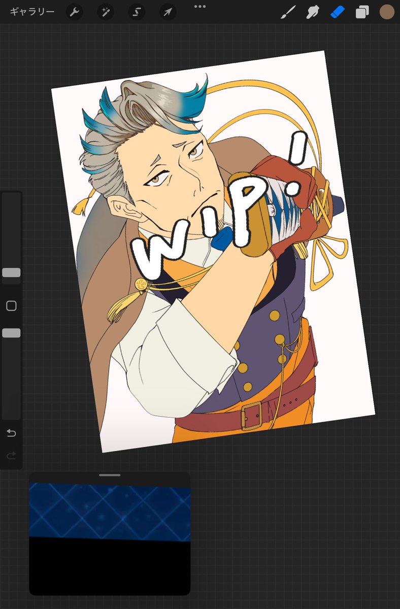 WIP
上から色塗り中
所々パーツ整え