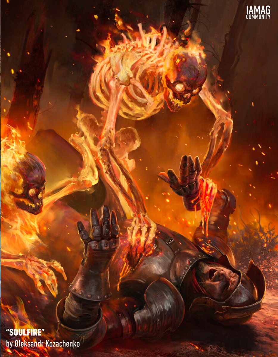 IAMAG Community Staff Pick Best Of: "Soulfire"  - Artwork for Gwent. The Witcher Card Game by Oleksandr Kozachenko - Share your art with us on IAMAG Community: iamagcommunity.iamag.co
