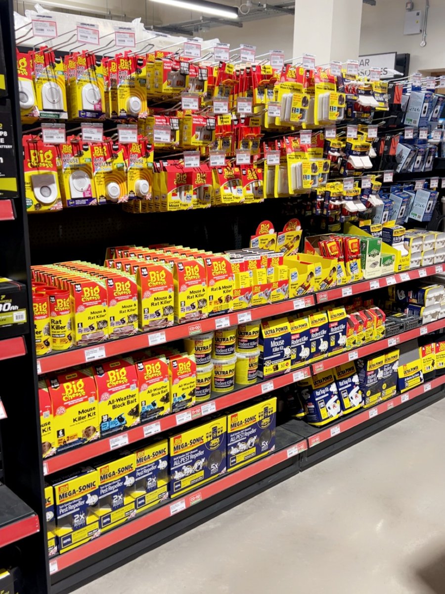 Rodent season is here 🐭🧀 – are you stocked up? Now’s the time to check your shelves and make sure you’ve got everything customers need to keep pests under control. A full display = guaranteed sales.  Browse The Big Cheese rodent control range today: ow.ly/X2Kw50X5tVF