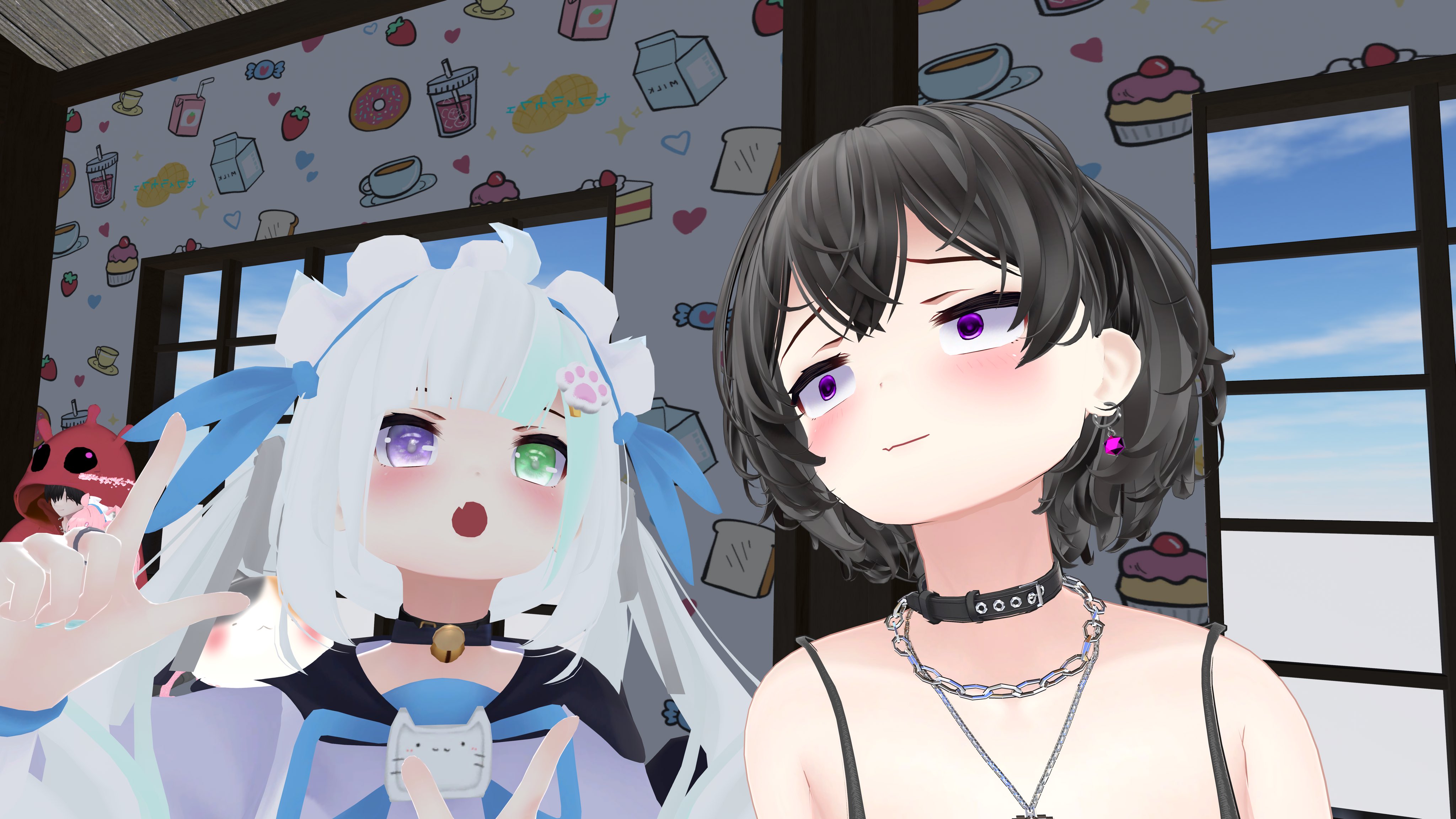 白猫ページです。 白い子猫だったのに…？ 1年の『ビフォーアフター』に「こんなに