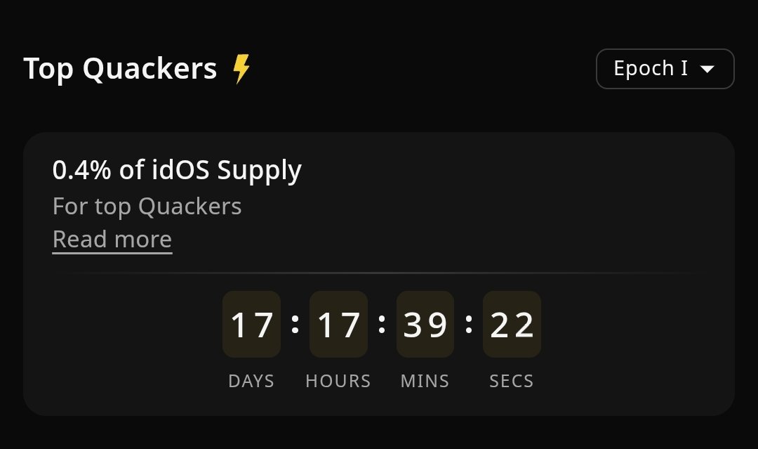 x.com/finom1107/stat…

Quacking fam let us keep active and connect to each other 

Big airdrop on Quacking still ongoing ✅

<a href="/idOS_network/">idOS</a> puts digital identity at the heart of trust.
With verifiable and privacy-preserving credentials, users stay in control while participating
