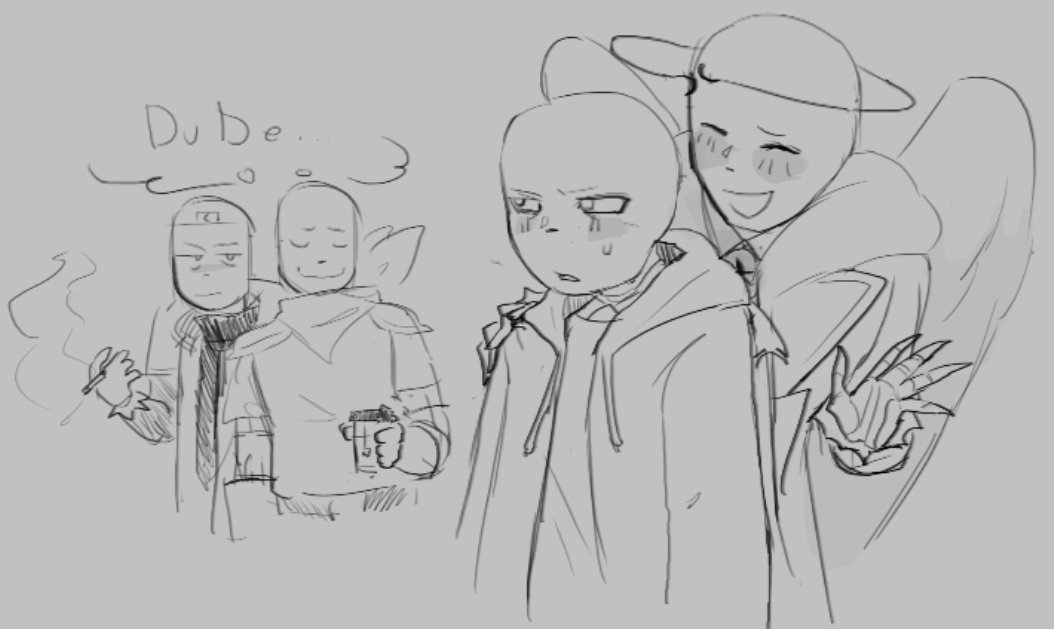 Overlordofyaoi1's tweet photo. they are so painfully gay for eachother yet arent dating...terrible.
#swaddust https://t.co/eCiMZSM7lK