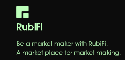 "RubiFi empowers users to participate in advanced strategies formerly only available to whales and professional organizations"

■Market making strategies are the tactics used by market makers to generate profits from the bid-ask spread. Again, market makers are financial