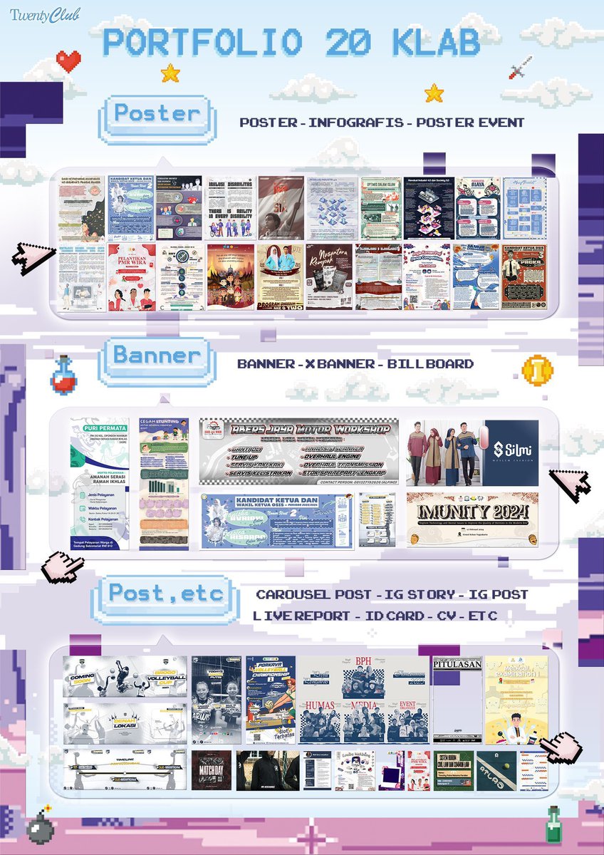 jasa desain & joki desain poster tweet media