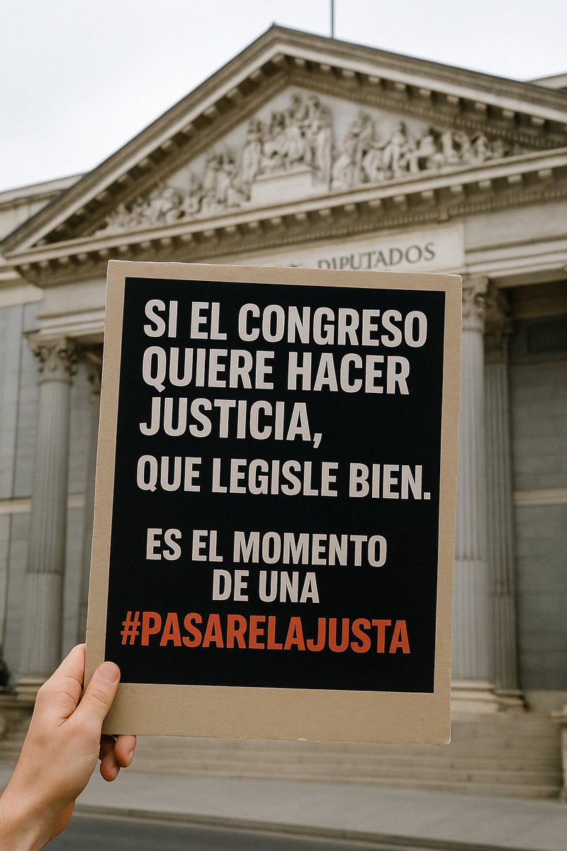 No más parches. <a href="/Congreso_Es/">Congreso</a> No más dilaciones <a href="/AinaVS/">Aina Vidal Sáez 🔻🇵🇸</a> Legislen con justicia.
#PasarelaJusta YA.
#PasarelaALRETA 
#EnmiendaANAMA
