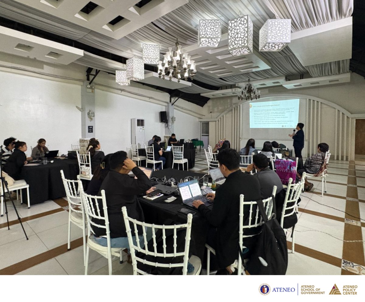 On September 23–24, 2025, the Ateneo School of Government, through the Ateneo Policy Center, joined the Department of Health – Disease Prevention and Control Bureau (DOH-DPCB) in Tagaytay, Cavite for the Strategic Action Planning for Smoking Cessation.

ateneo.edu/news/2025/10/0…