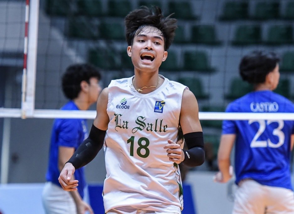 🏆MVP OF THE TOURNAMENT IS CHRIS HERNANDEZ OF 🏹DLSU GREEN SPIKERS!!!! 😭🤩