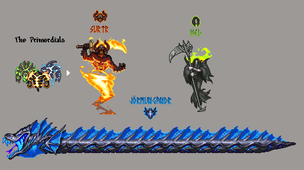 vincent__dang's tweet photo. ll of the Thorium mod boss resprites i've done in retrospect #pixelart #terraria1. 
1/6 The Primordials (formerly known as Ragnarok) https://t.co/OFMBhZgBhV
