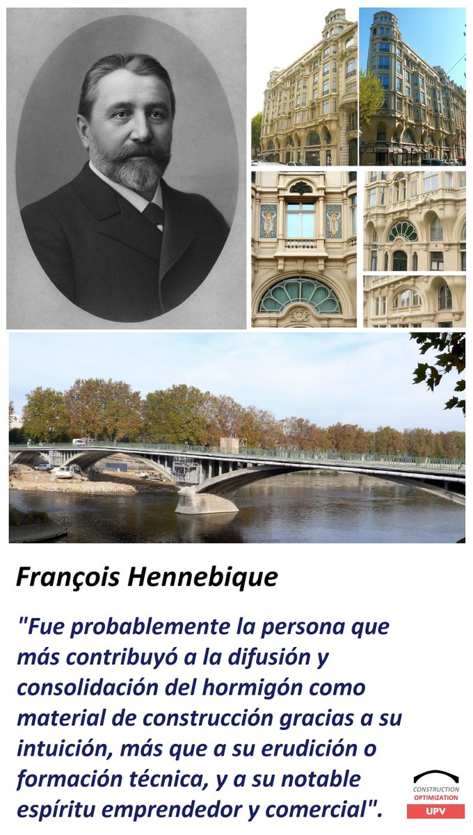 vyepesp's tweet image. ¿Sabías que François Hennebique cambió la historia de la construcción con su innovador uso del hormigón armado? Descubre cómo lo hizo aquí: victoryepes.blogs.upv.es/2025/10/06/fra…  #hormigón #concreto