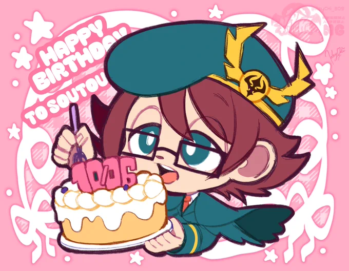 総統さん( )お誕生日おめでとうございます #とりつめあーと