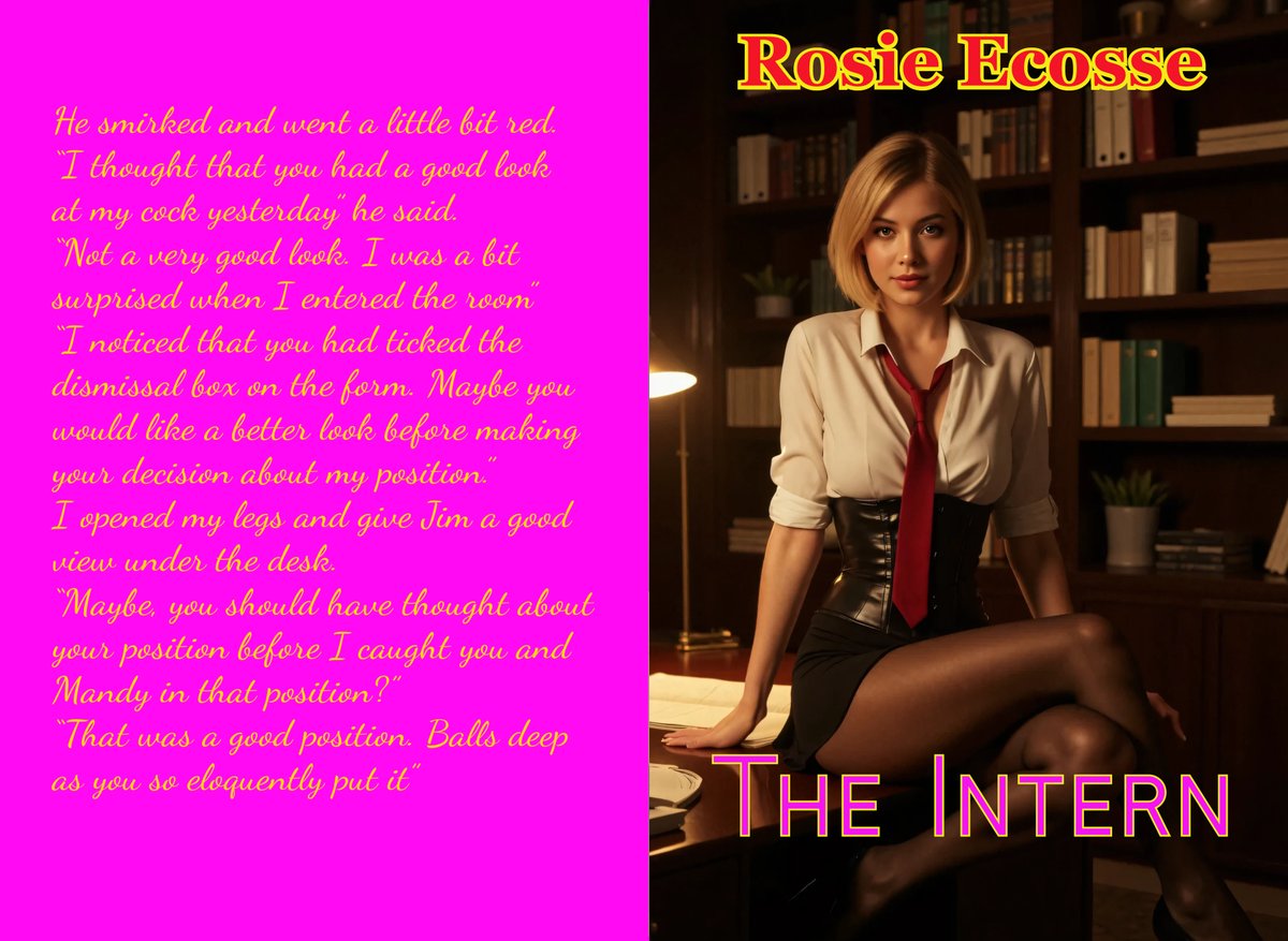 RosieEcosse's tweet photo. “The Intern”
 https://t.co/PYgLqTtK2z 

On Amazon Kindle Unlimited

My other books
Amazon UK https://t.co/NHqVtmxxdi
Amazon US https://t.co/9y740kxF5X

@rosieecosse.bsky.social
https://t.co/2ZITvoFb6l

#PleaseRP #RosieEcosse
#Erotica #NSFW 
#kindleunlimited https://t.co/jPlhNFYE2Y