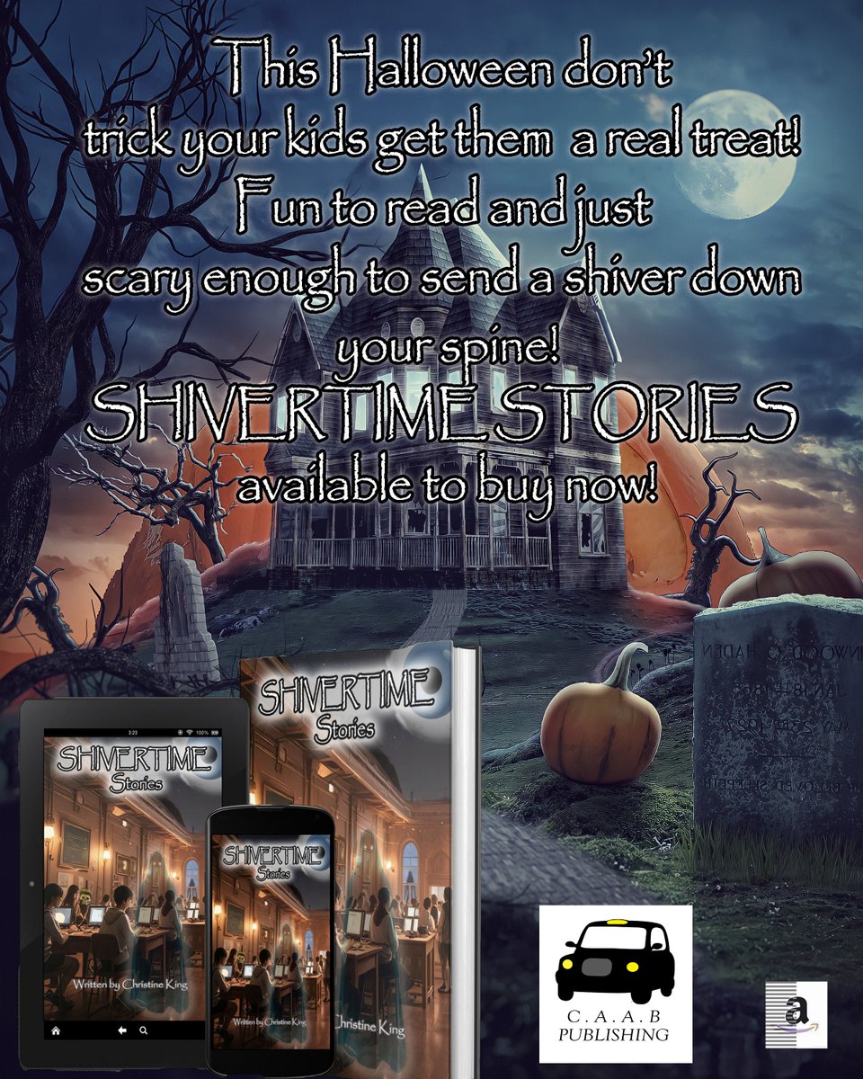 So here is our launched book. Ready for the spooky season! Get your copy today and give the kids a really fun treat! SHIVERTIME STORIES amazon.com/Shivertime-Sto… #books #launched #Halloween #kidsbooks #readers