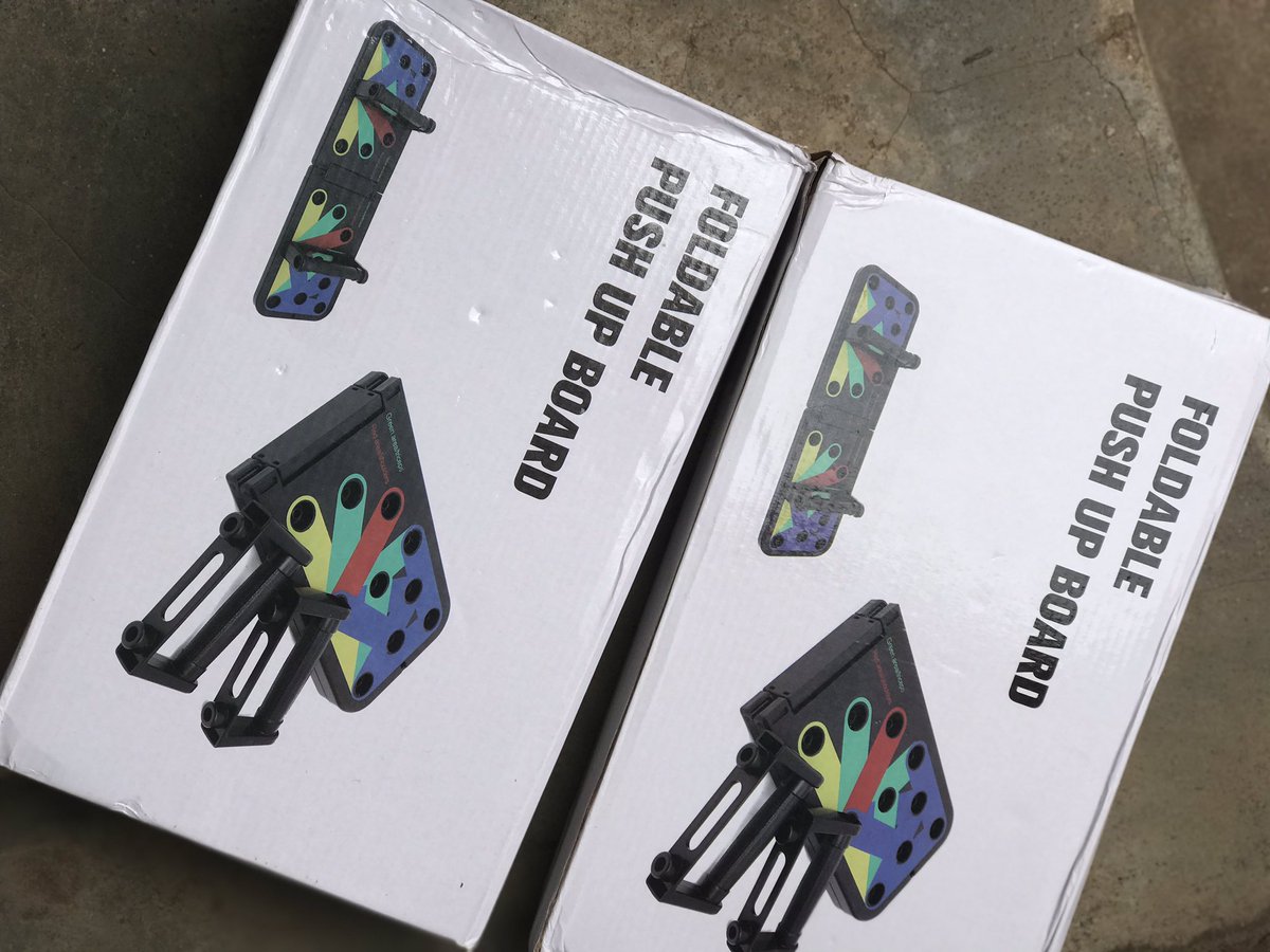 Laptop Giveaway Next 

I have 2 copy of push up board to giveaway on October 12th at 10am 

How to enter Giveaway?

❤️Like tweet
👍Follow me 
⏩Retweet
✍️Comment Stay fit

Winner is announced on October 12th. I will never as you to click a link Pay If you receive a message,