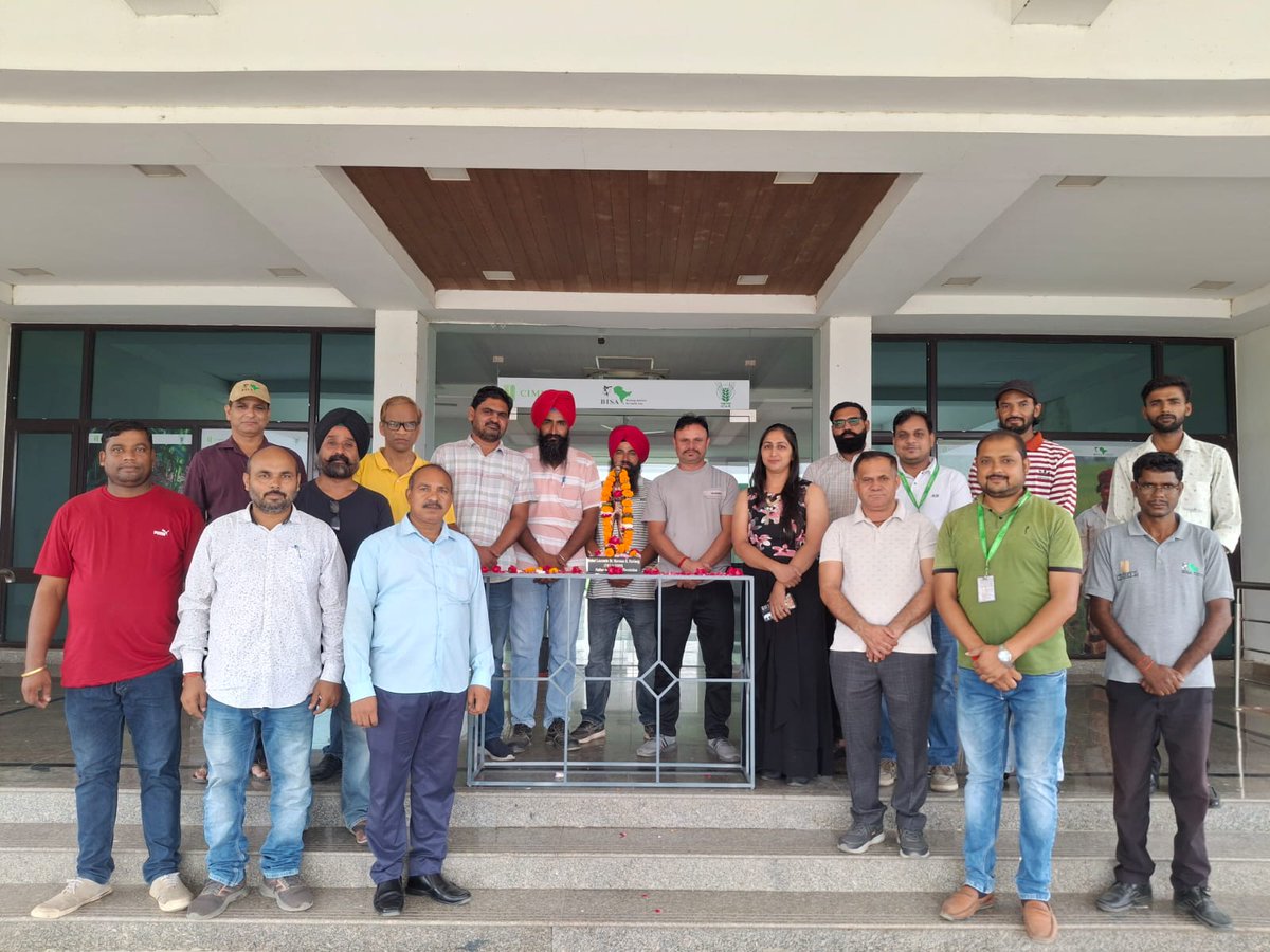 BISA__India's tweet photo. 14 years of BISA!
Farmers joined Team BISA across all research stations to celebrate #BISAFoundationDay, honouring Dr Norman E. Borlaug and his enduring legacy of science-led farming.
#CelebratingBISA #BISAImpact #BISAforFarmers
#Takeittothefarmer https://t.co/Rwd48ETqkg
