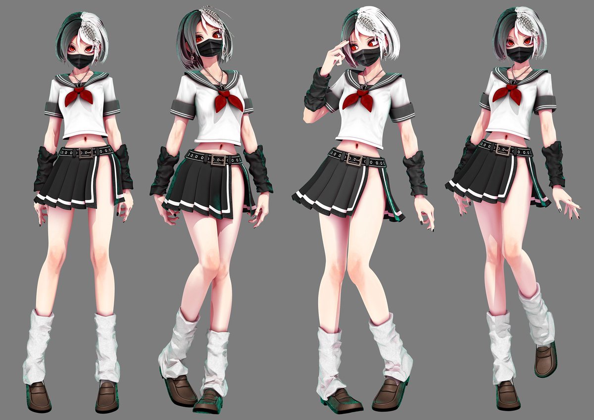 AIで色々遊びたくて素材を用意してる

#シーエ