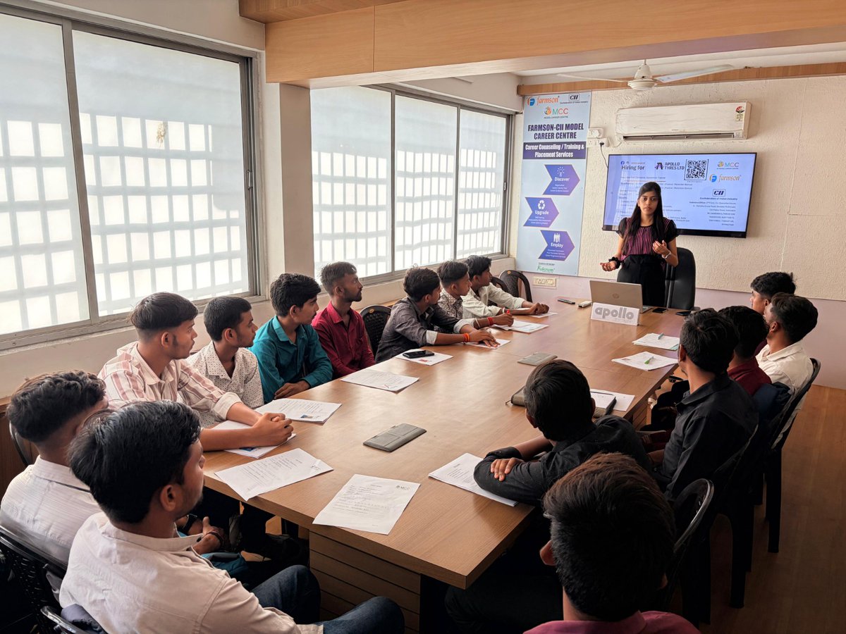 cii_mcc's tweet image. 🚀 A successful Virtual Recruitment Drive was conducted at Farmson CII Model Career Center for the automobile & tyre manufacturing sector!
#CII #MCC #ModelCareerCentre #Gujarat #careeradvice #automobile #INDUSTRYMACHINE #FutureReady