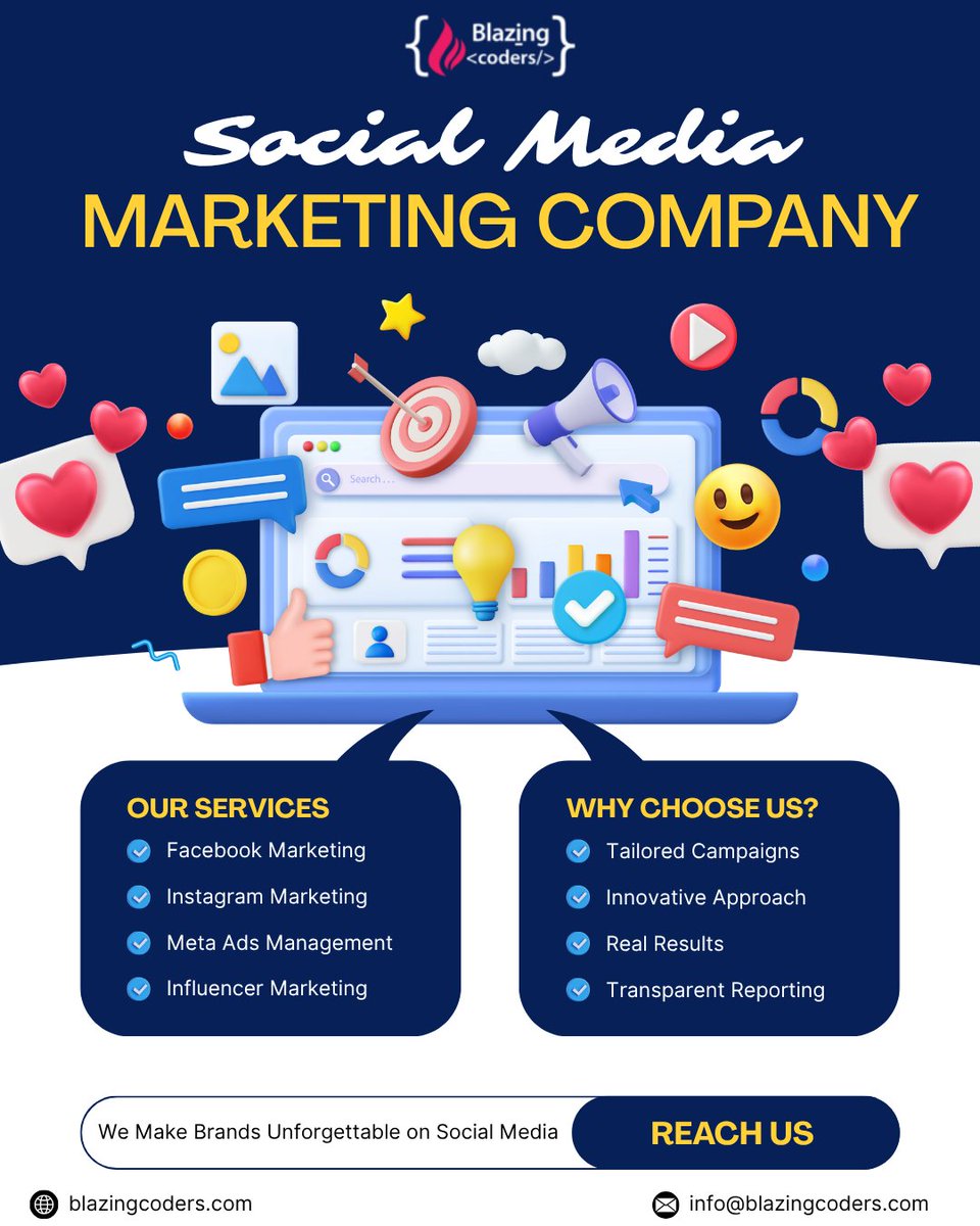 blazingcoders1's tweet image. 💡 Why wait to start your digital journey?

📧 Email: info@blazingcoders.com
🌐 Website: blazingcoders.com

#Blazingcoders #SocialMediaMarketing #DigitalMarketing #BrandGrowth #MarketingExperts #OnlineSuccess #SMMServices #GrowYourBusiness #EngageAudience
