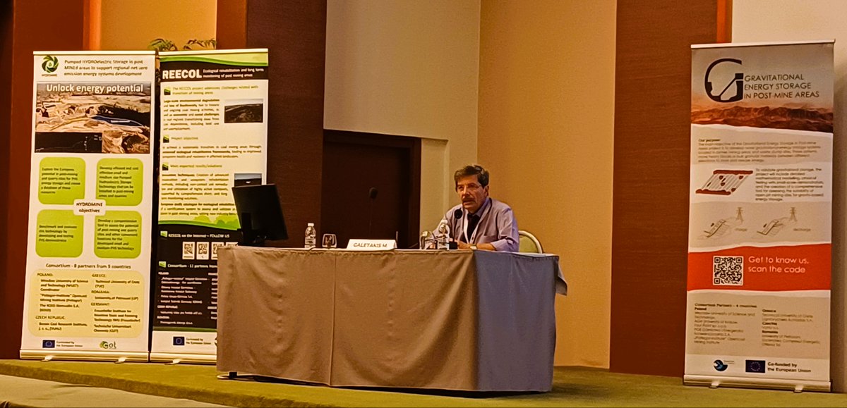REECOL_project's tweet image. At the EURECA-PRO 4th International Conference on Responsible Consumption and Production (22-24.09.2025, Chania, Crete), hosted by @tuc_chania, #REECOL was presented as one of @mred_tuc&apos;s projects related with #sustainabletransition of #postmining areas.
tinyurl.com/tbsvt9fn
