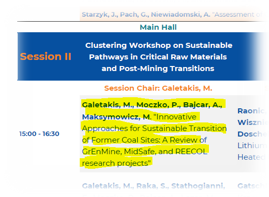 REECOL_project's tweet image. At the EURECA-PRO 4th International Conference on Responsible Consumption and Production (22-24.09.2025, Chania, Crete), hosted by @tuc_chania, #REECOL was presented as one of @mred_tuc&apos;s projects related with #sustainabletransition of #postmining areas.
tinyurl.com/tbsvt9fn