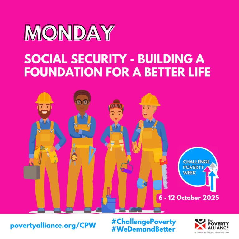 Everyone should be able to afford the essentials and a Minimum Income Guarantee would provide a secure foundation for all of us.
#ChallengePoverty #WeDemandBetter 

Learn more here: 
povertyalliance.org/wp-content/upl…