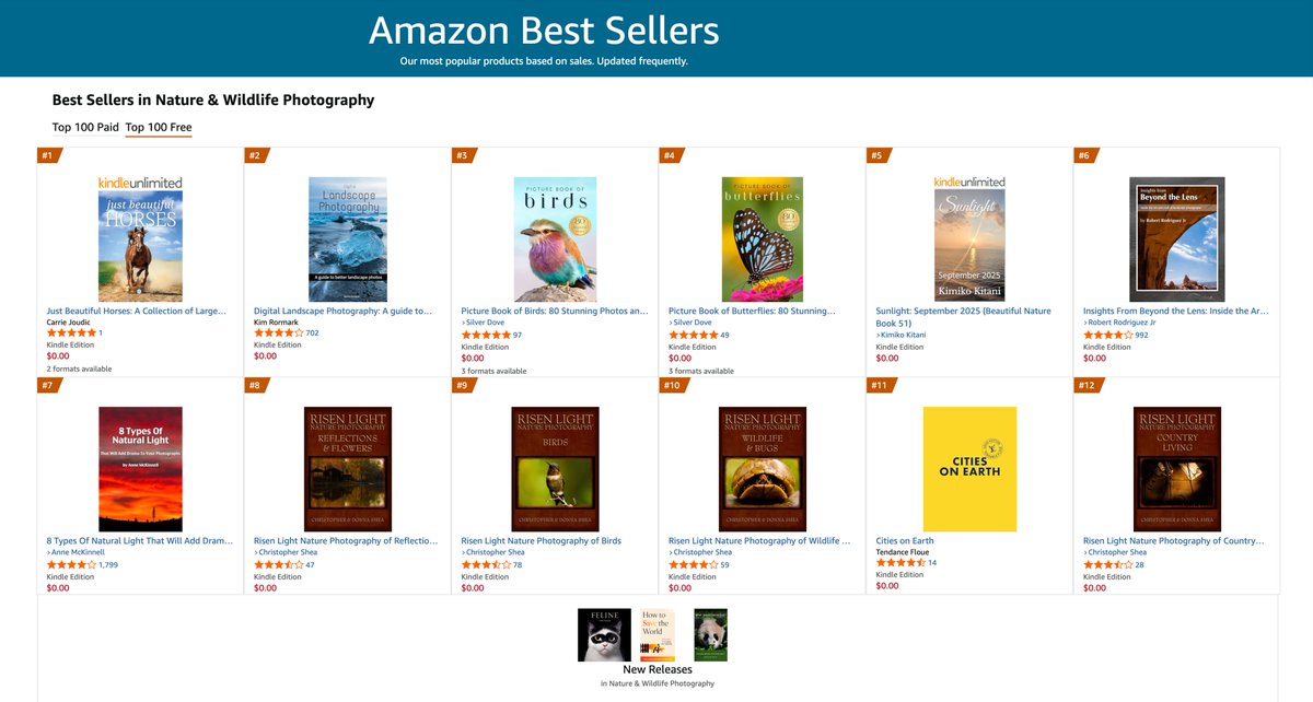 🏆 Just Beautiful: Horses is Amazon’s #1 free eBook in both Horse Care and Nature &amp; Wildlife Photography!

📚 Last chance! Free download ends tomorrow. Don’t miss it → amazon.com/dp/B0FPDMPBP2