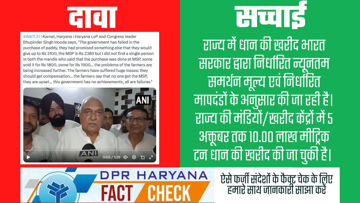 Fact Check Haryana tweet media