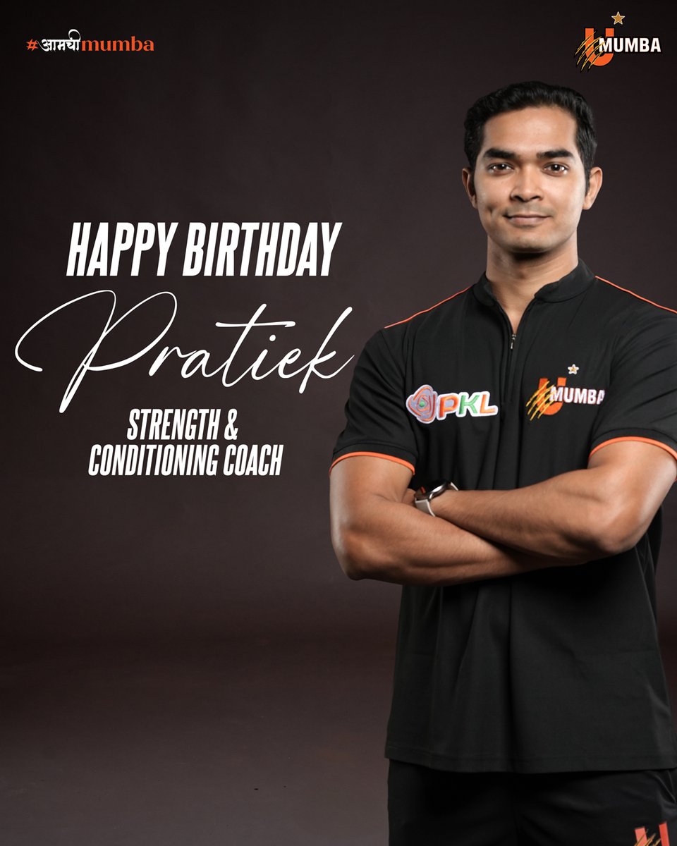 umumba's tweet image. The man who makes the #Mumboys fitter &amp;amp; faster
Wishing our S&amp;amp;C coach, Pratiek, a Happy Birthday! 🧡

#UMumba | #आमचीMumba