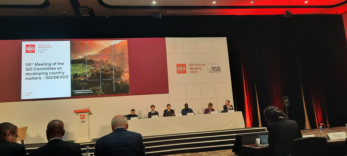 Dio inicio en Kigali, la Asamblea General de ISO 2025, el mundo se reúne para debatir presente y futuro de la Normalización en un mundo complejo, desarrollo acelerado, ciberceguridad, desigualdad y riesgos para la sostenibilidad.<a href="/ArmandoRguezB/">Armando</a> <a href="/citmacuba/">Ministerio de Ciencia, Tecnología y Medio Ambiente</a> <a href="/InesMChapman/">Inés María Chapman Waugh</a>  <a href="/CubaOnn/">Oficina Nacional de Normalizacion</a>