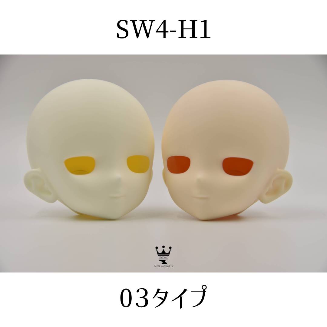 【即納】SWEMEから1/4、1/3サイズ用ヘッド「SW4-H1：03タイプ」のご紹介！
ミステリアスな目元が魅力なヘッドです🌙
ドールメイクを始めたい方にもオススメです
DOLK大阪店様で委託販売中の人気のピンクスキンは残りわずか！気になる方はお見逃しなく👀

#スウィミー
#オリジナルヘッド
#DOLKOSAKA