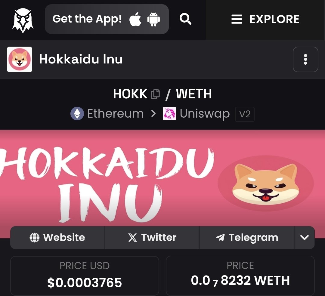 HokkArmyERC's tweet image. HOKK CTO Phase 1 Complete 👑🍾🥂!

✅️ DEXTools and Dexscreener updated!
✅️ New Hokk Army TG account!
✅️ New website created!
✅️ CMC and CG paid!
✅️ Contract renounced and liquidity burnt!
✅️ Run by the community, for the community!

Join us - altseason 2025 🎉🎊🎆🎑!